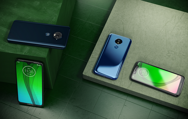 Представлены недорогие смартфоны Moto G7, G7 Plus, G7 Power и G7 Play