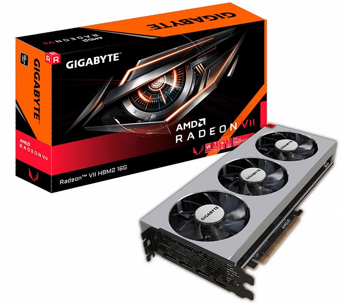 Компания Gigabyte представила 3D-карту Radeon VII HBM2 16G