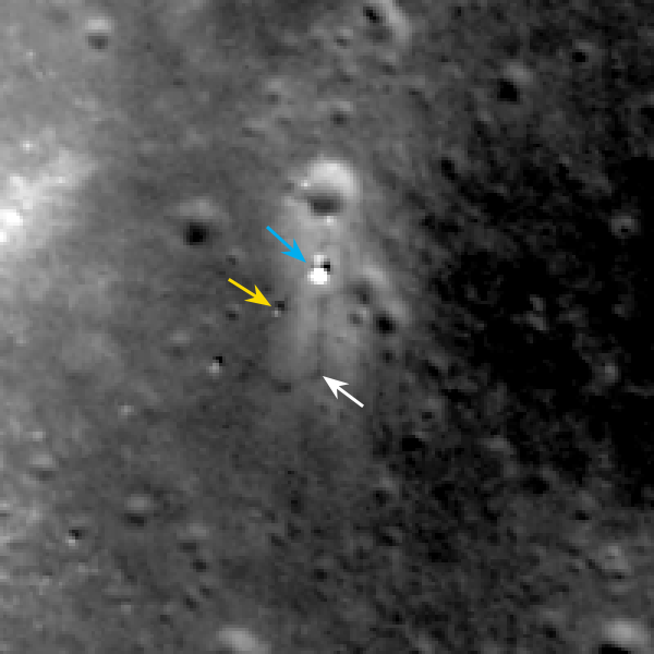 Лунный орбитальный зонд NASA сделал первые снимки Китайской станции «Чанъэ-4» — два пикселя света - 10 Лунный орбитальный зонд NASA сделал первые снимки Китайской станции «Чанъэ-4» — два пикселя света - 10