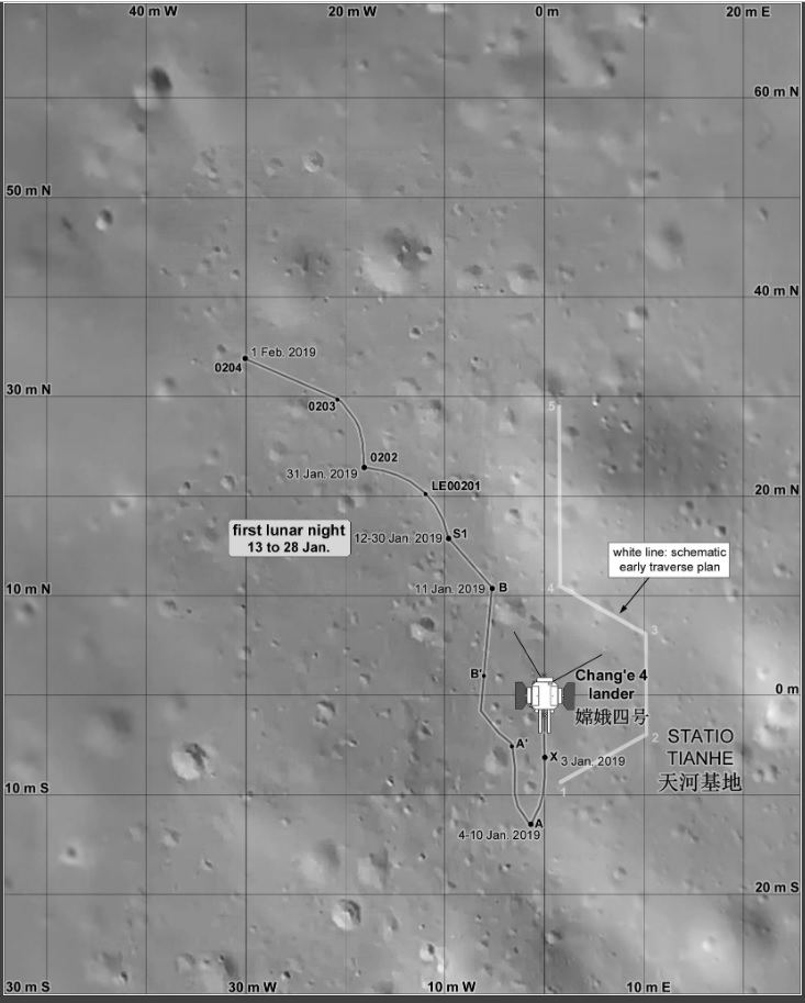 Лунный орбитальный зонд NASA сделал первые снимки Китайской станции «Чанъэ-4» — два пикселя света - 12 Лунный орбитальный зонд NASA сделал первые снимки Китайской станции «Чанъэ-4» — два пикселя света - 12