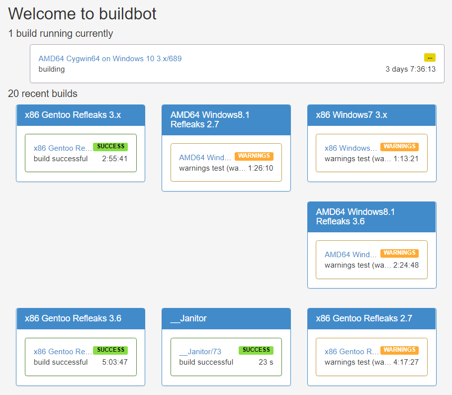 Buildbot: сказ с примерами еще об одной системе непрерывной интеграции - 4 Buildbot: сказ с примерами еще об одной системе непрерывной интеграции - 4