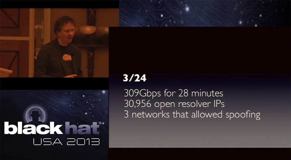 Конференция BLACK HAT. Уроки выживания при DDOS-атаке 300 Гбит - с. Часть 1 - 13 Конференция BLACK HAT. Уроки выживания при DDOS-атаке 300 Гбит - с. Часть 1 - 13