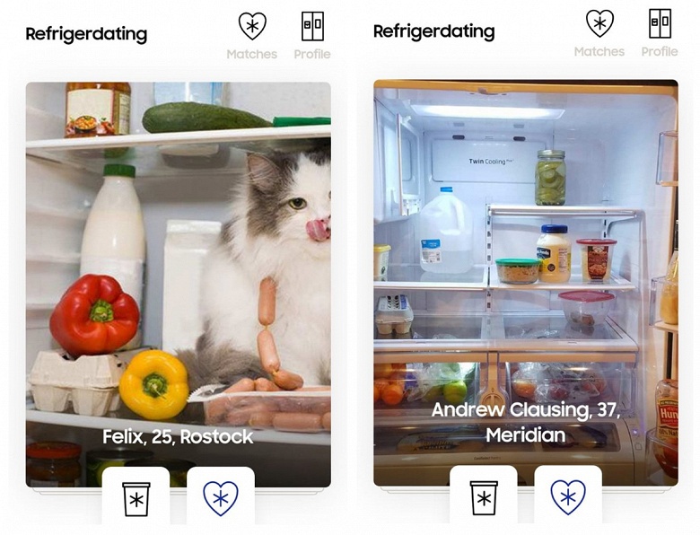 Долой фотошоп! Samsung запустила сервис знакомств через холодильник