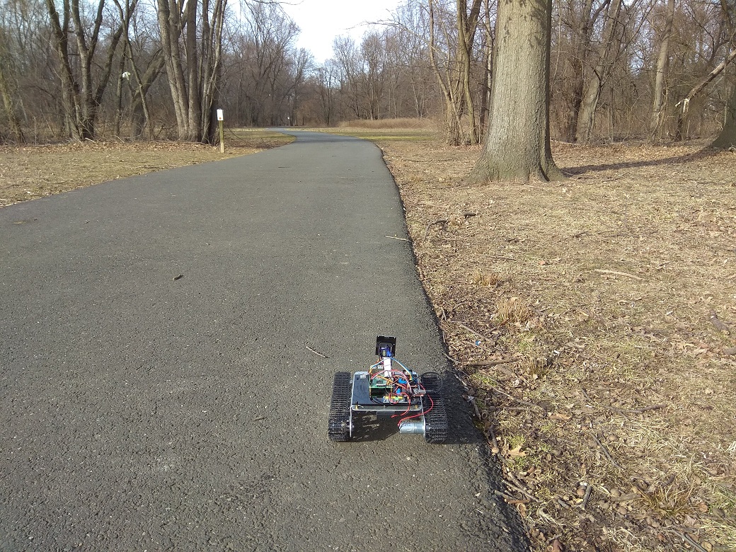 tank in a park