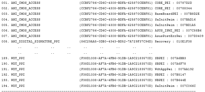 Статический анализ «BIOS-UEFI» или как получить Dependency Graph - 4