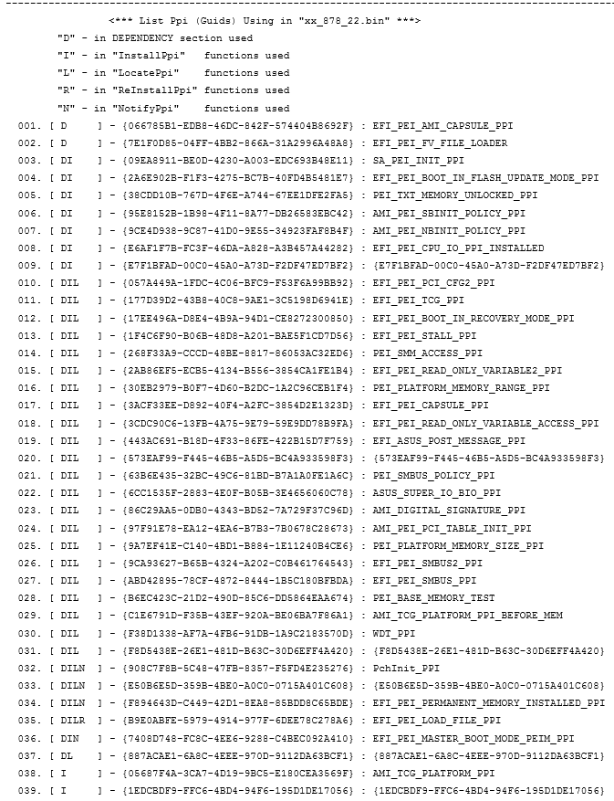 Статический анализ «BIOS-UEFI» или как получить Dependency Graph - 7