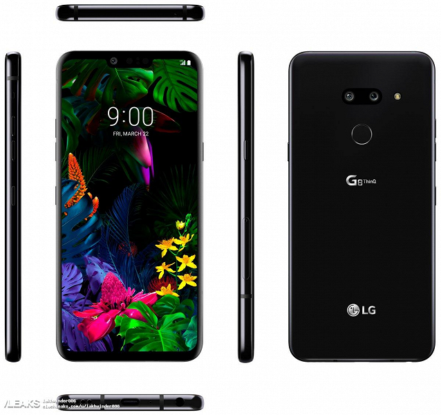 С камерой все в порядке: качественный рендер флагманского смартфона LG G8 ThinQ позволяет рассмотреть его в деталях