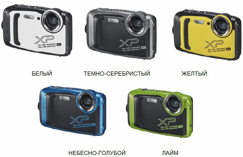 Камера Fujifilm FinePix XP140 выдерживает падения с высоты до 1,8 м