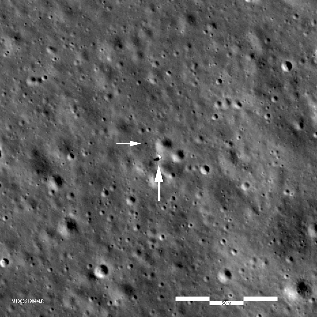 Лунный орбитальный зонд NASA сделал новые снимки Китайской станции «Чанъэ-4» — ближе и яснее - 6