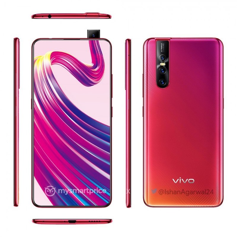 Новый смартфон Vivo V15 Pro показали на качественных рендерах