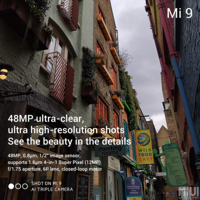 Масса официальных изображений и информации о Xiaomi Mi 9