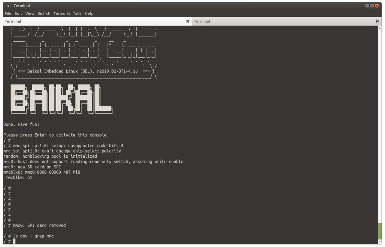 Апгрейд отладочной платы с процессором Baikal-T1: добавляем SD-карту - 9 Апгрейд отладочной платы с процессором Baikal-T1: добавляем SD-карту - 9
