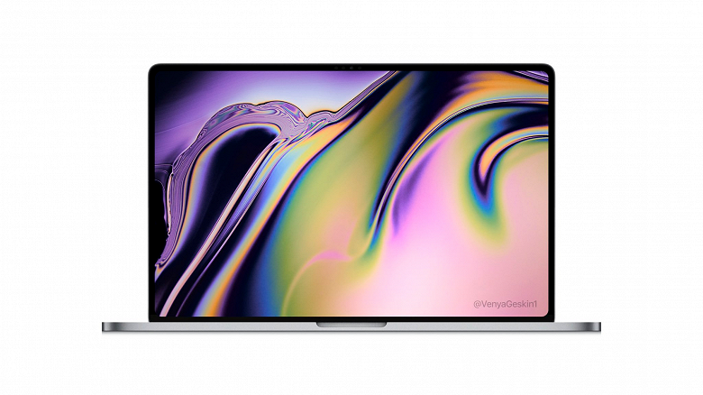 16-дюймовый MacBook Pro 2019 с очень узкими рамками красуется на первом изображении