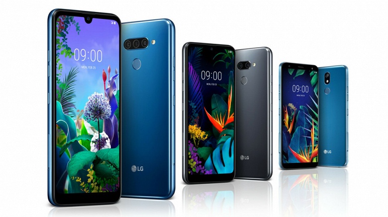 Анонсированы смартфоны LG K40, K50 и Q60: двойные и тройные камеры, экраны с каплевидным вырезом и восьмиядерные процессоры