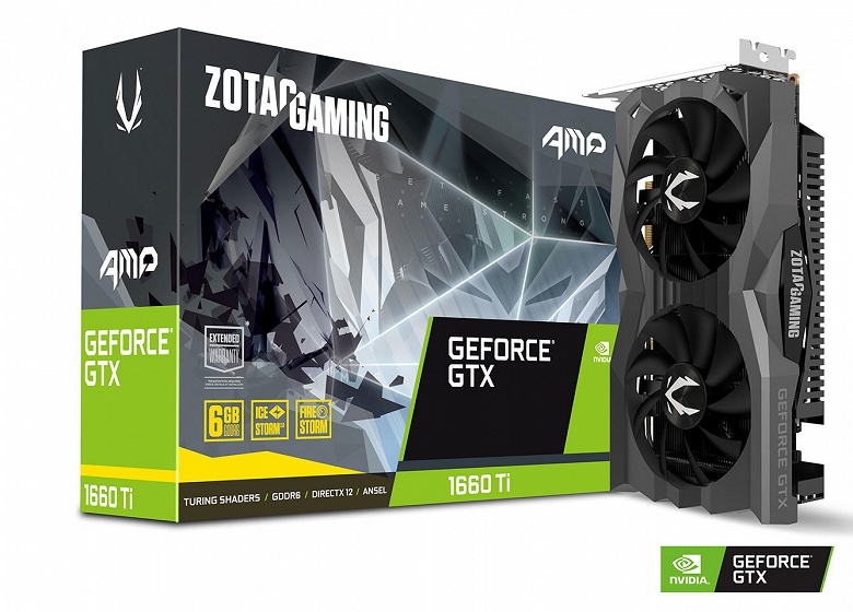 Zotac не стала распыляться на большое количество моделей видеокарты GeForce GTX 1660 Ti