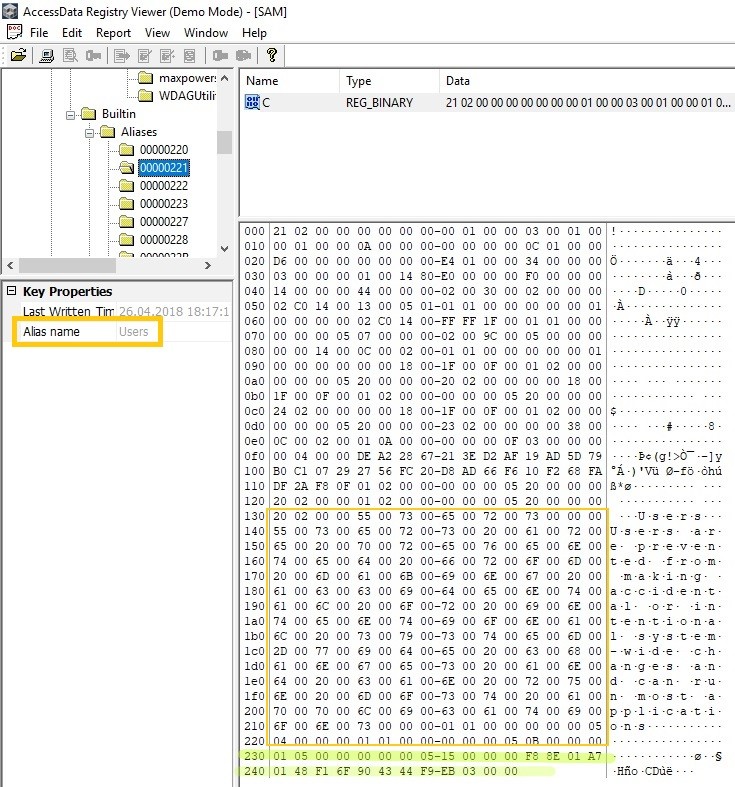 Digital Forensics Tips&Tricks: Local User Accounts Membership - 6 image