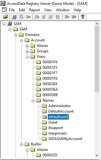Digital Forensics Tips&Tricks: Local User Accounts Membership - 1 image