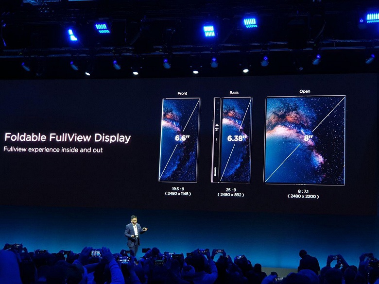 Лучше Samsung Galaxy Fold. Складной смартфон Huawei Mate X с гибким экраном представлен официально