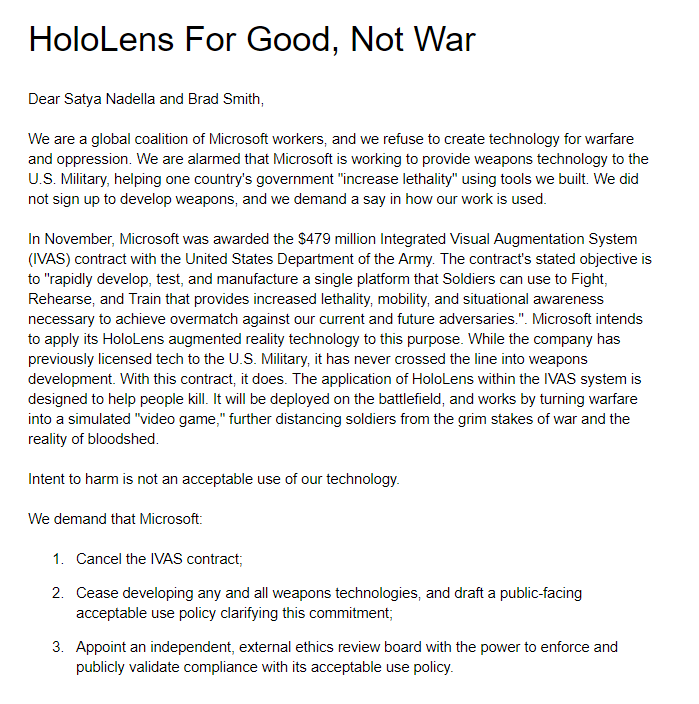 Сотрудники Microsoft выступили против использования HoloLens в армии, потому что война превращается в компьютерную игру - 2