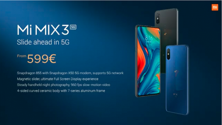 Сплошная благотворительность. В помощневший флагман Xiaomi Mi Mix 3 5G не заложена прибыль - 1 Сплошная благотворительность. В помощневший флагман Xiaomi Mi Mix 3 5G не заложена прибыль