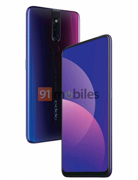 Смартфон Oppo F11 Pro с выдвижной фронтальной камерой основан на платформе MediaTek