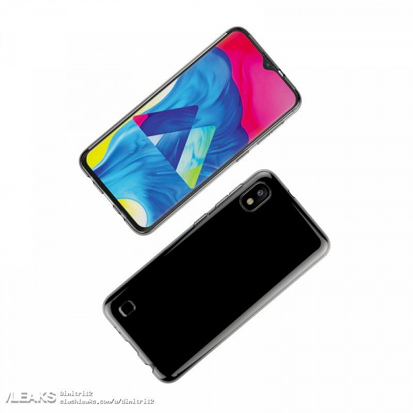 Смартфон Samsung Galaxy A10 показан на качественных изображения