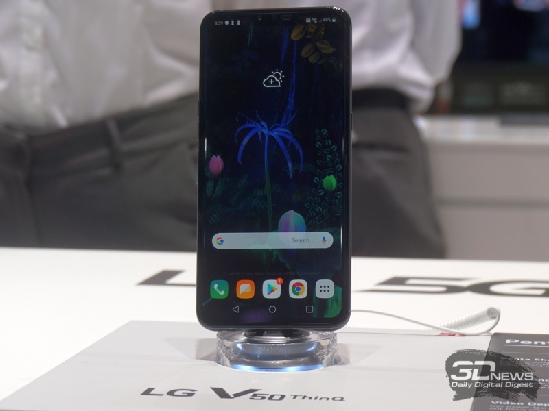 Новая статья: MWC 2019: Первый взгляд на LG G8 ThinQ и V50 ThinQ 5G — не такие как все