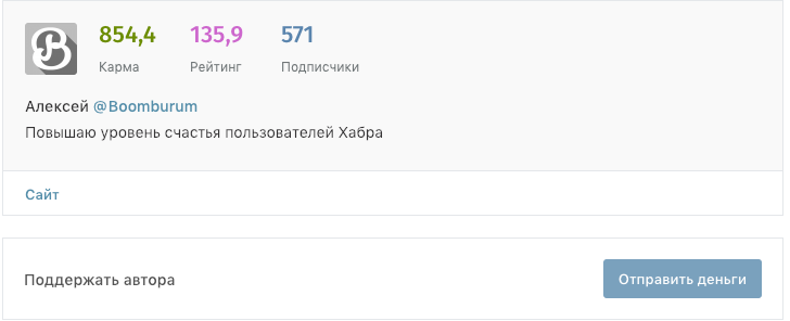 Пользовательское вознаграждение авторам Хабра - 4