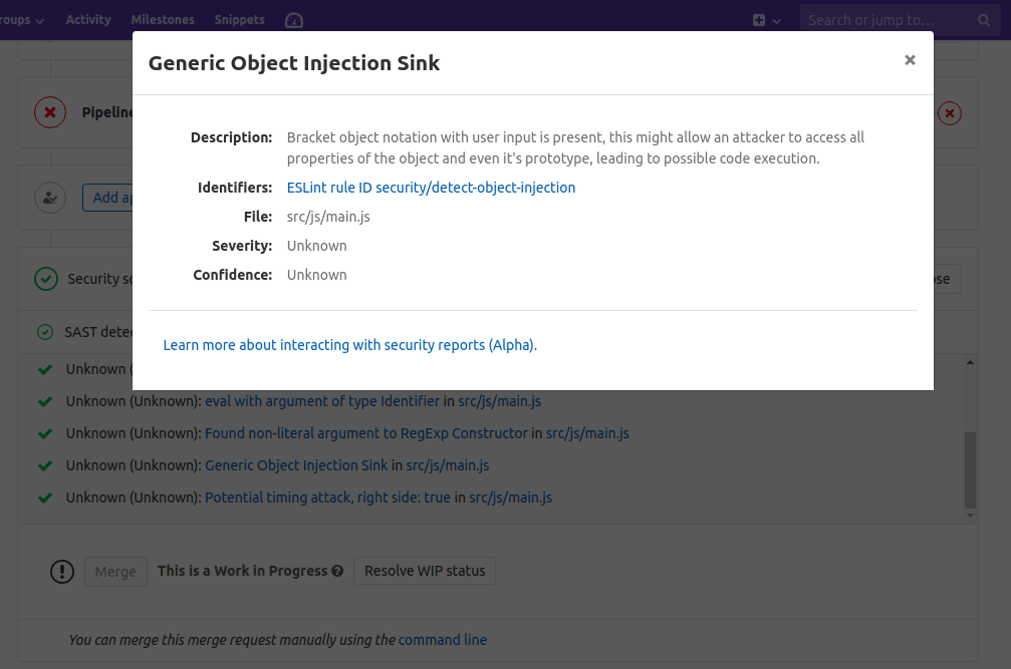 Вышел GitLab 11.8 с поддержкой JavaScript в SAST, подгрупп в Pages и функцией отслеживания ошибок - 2