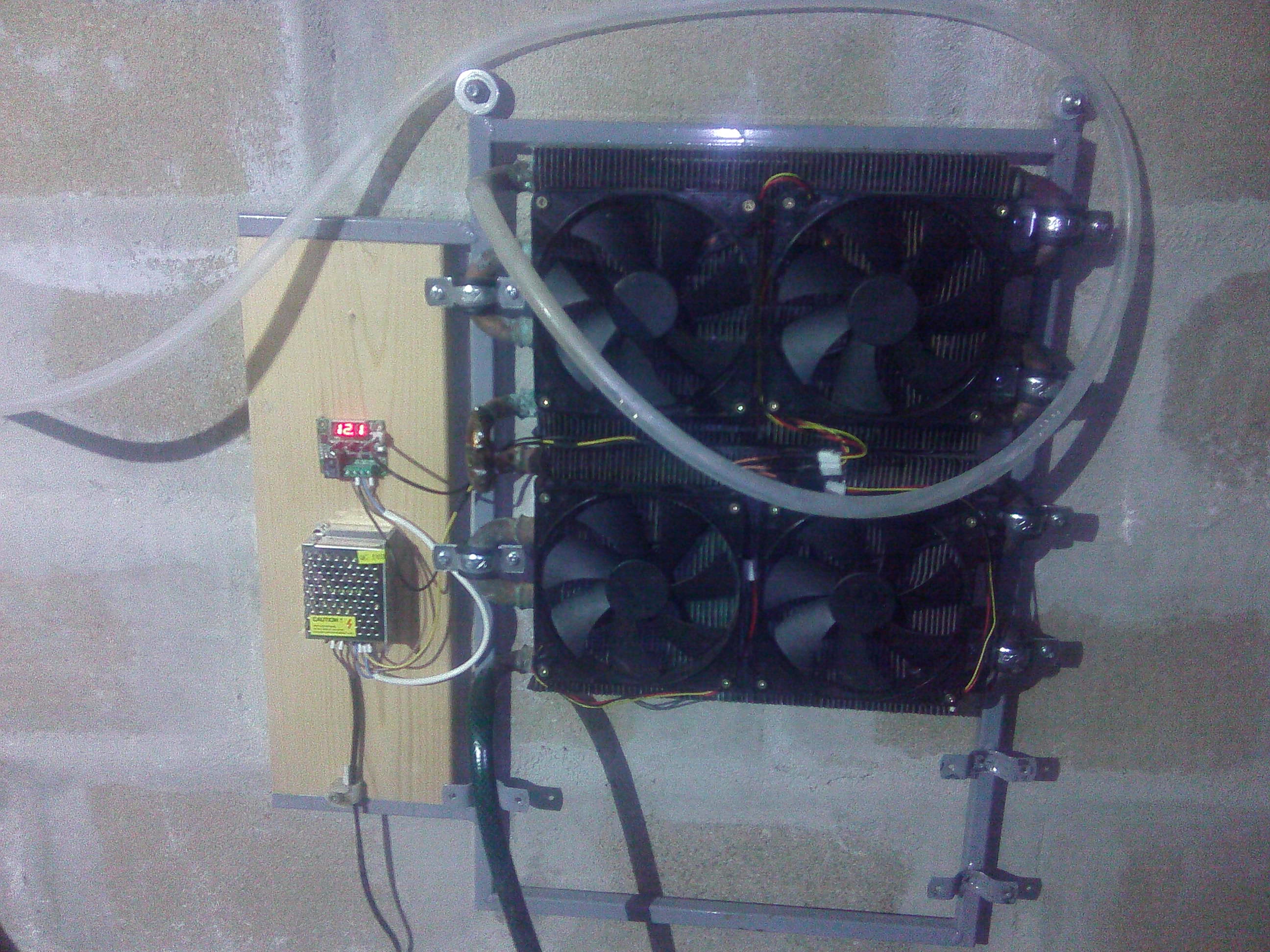 Самогонный аппарат — полный автомат. Часть 2. Сепаратор. Холодильник. Куб. Алгоритмы - 28 Самогонный холодильник воздушный.