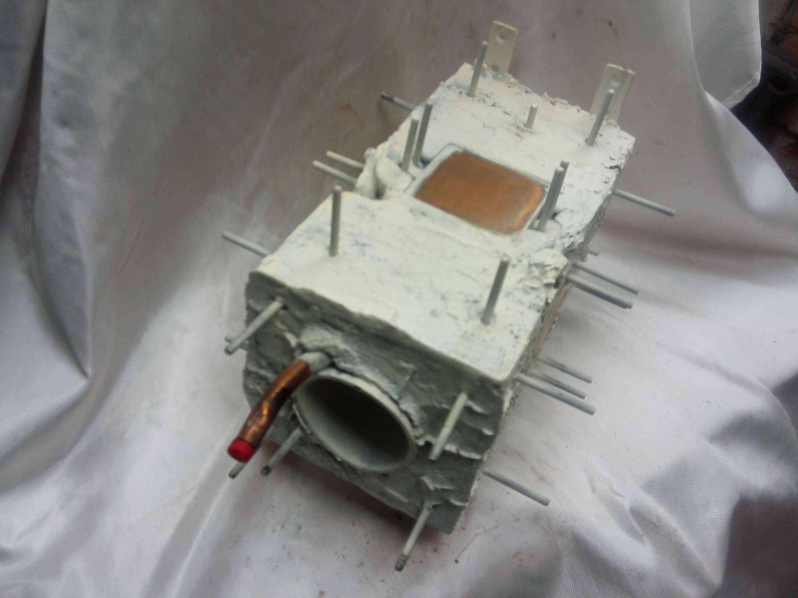 Самогонный аппарат — полный автомат. Часть 2. Сепаратор. Холодильник. Куб. Алгоритмы - 30 Воздушный холодильник для дистилляции.