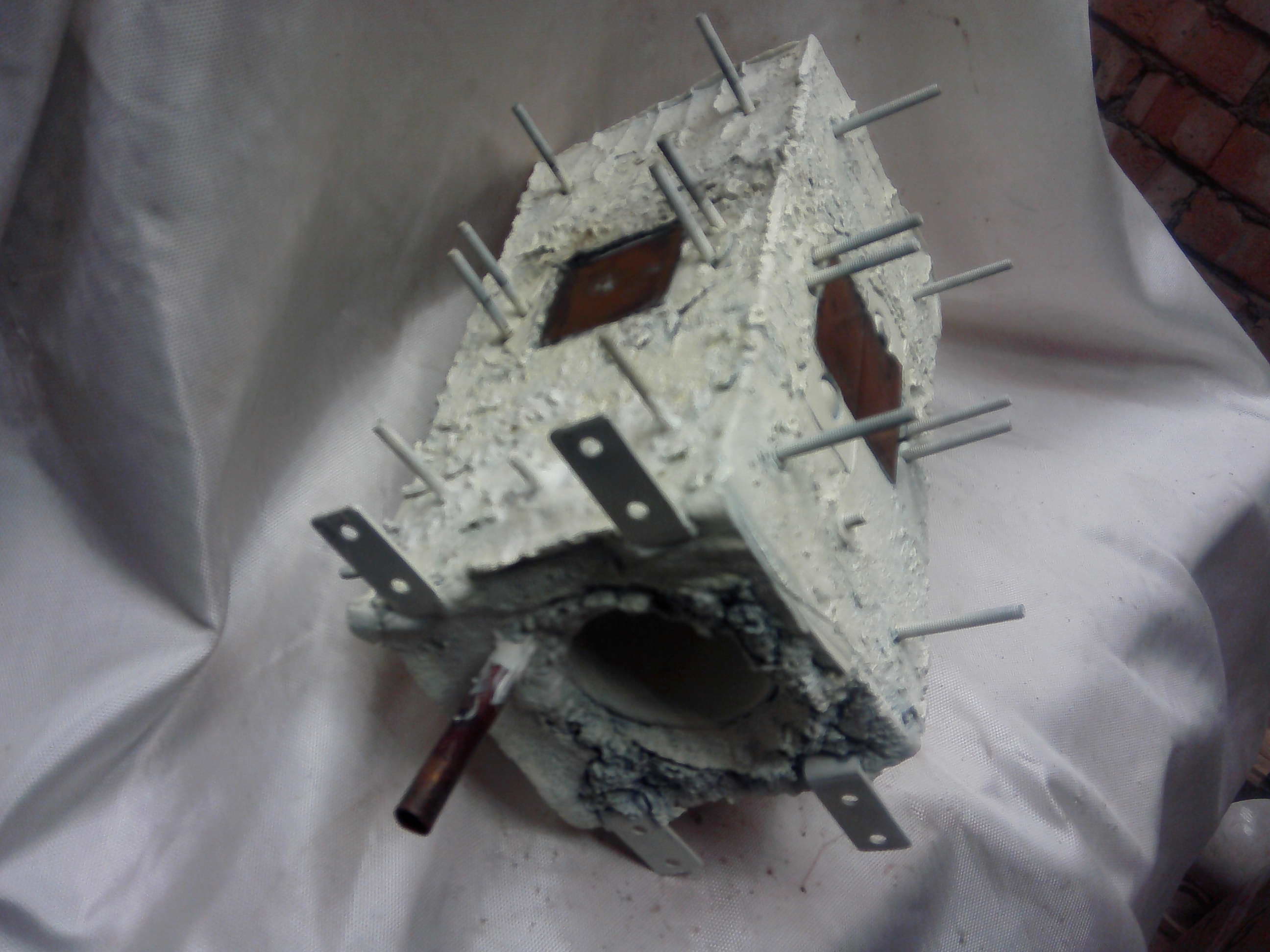 Самогонный аппарат — полный автомат. Часть 2. Сепаратор. Холодильник. Куб. Алгоритмы - 31 Воздушный холодильник для дистилляции.