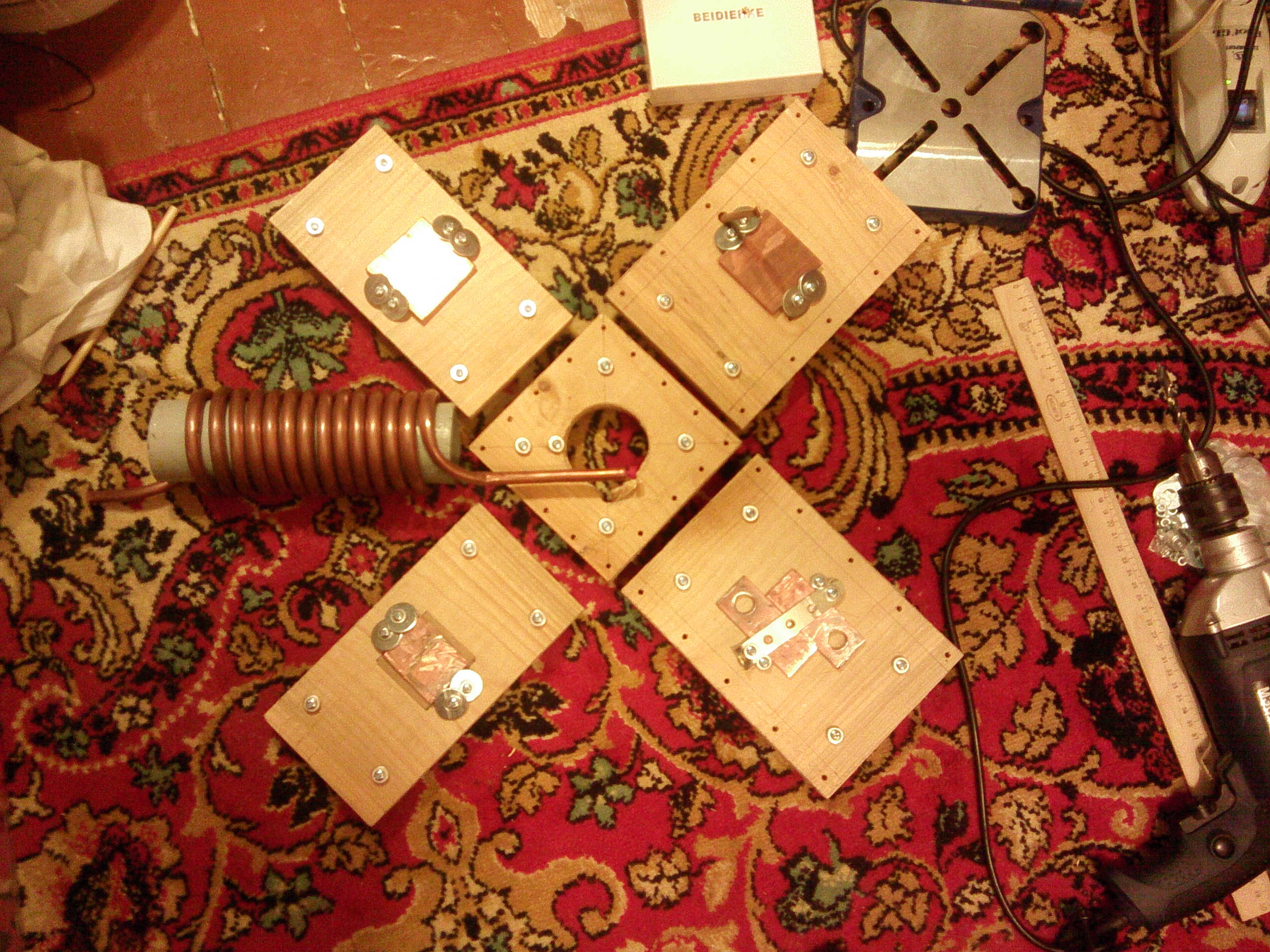 Самогонный аппарат — полный автомат. Часть 2. Сепаратор. Холодильник. Куб. Алгоритмы - 32 опалубка для холодильника