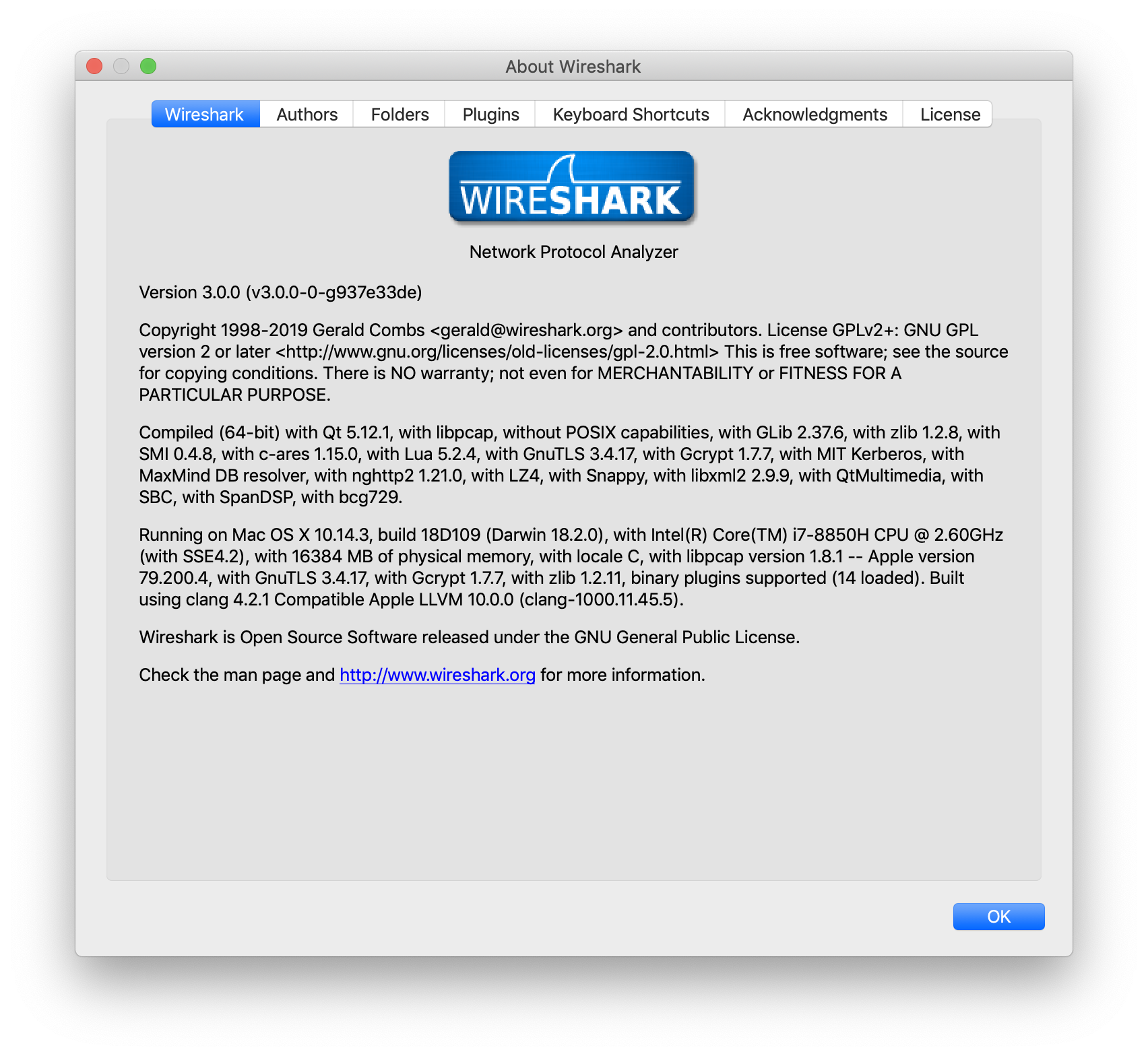 Wireshark 3.0.0: обзор нововведений - 2