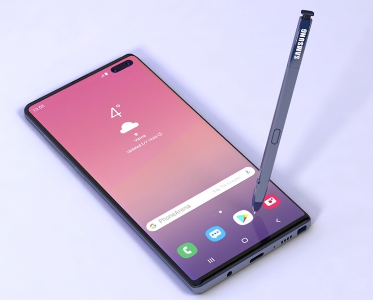 Samsung Galaxy Note 10 на концепт-рендерах: каким будет облик нового фаблета Samsung Galaxy Note 10 на концепт-рендерах: каким будет облик нового фаблета