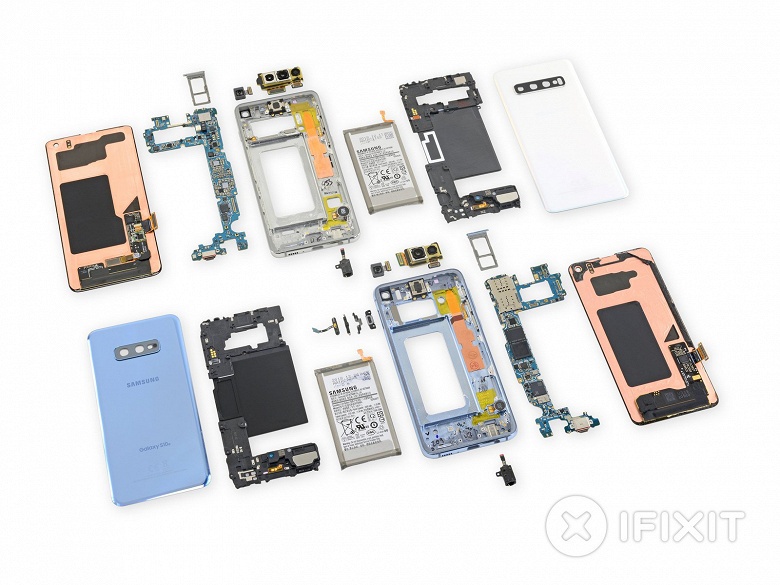 Хуже Samsung Galaxy S9. Флагманские смартфоны Galaxy S10 будет сложно ремонтировать