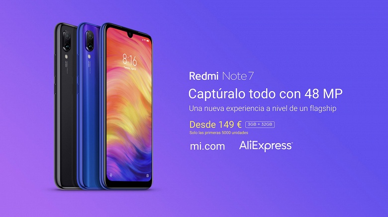 Все 48 мегапикселей на месте. Смартфон Redmi Note 7 дебютировал в Европе