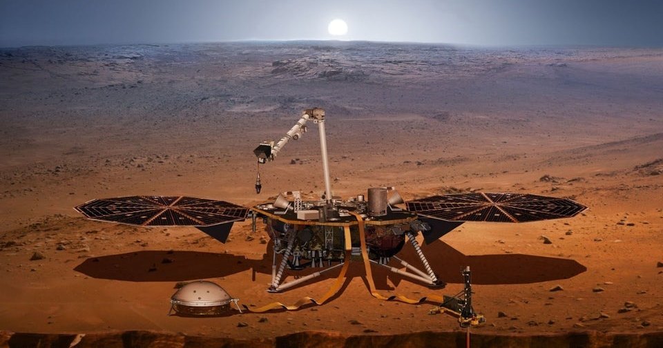 Бур InSight наткнулся на препятствие и приостановил работу Бур InSight наткнулся на препятствие и приостановил работу