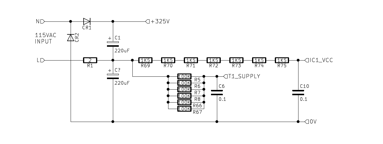 Переделка БП компьютера IBM 5150 модели А на 230 В - 7