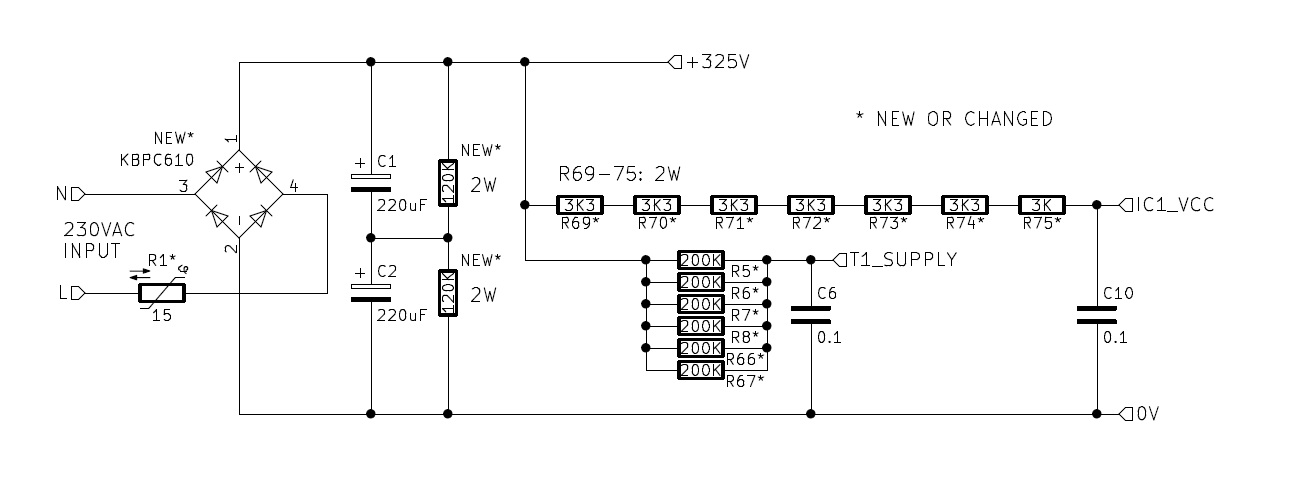 Переделка БП компьютера IBM 5150 модели А на 230 В - 8