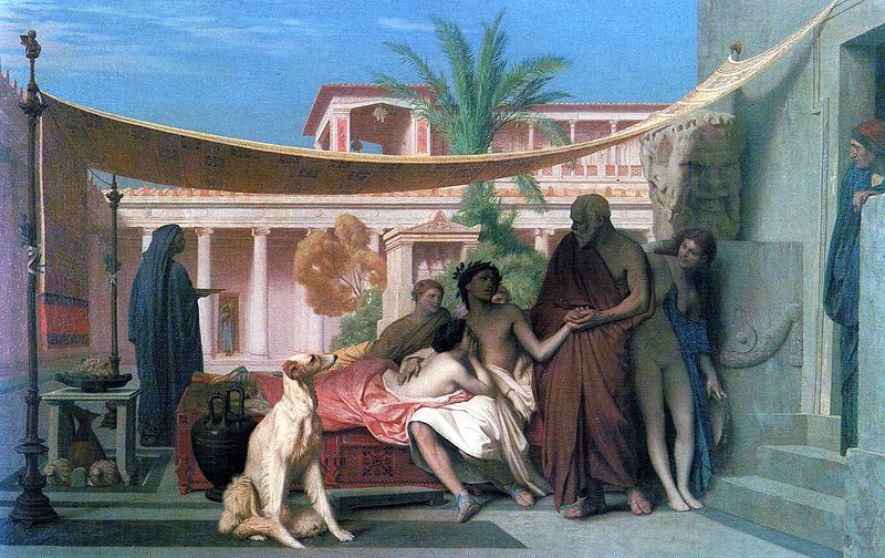 Сократ нашел Алкивиада в доме Аспазии