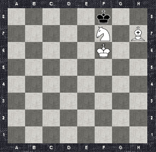 Мат слоном и конём - 28 Мат слоном и конём - 28