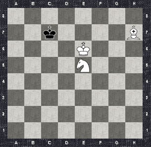 Мат слоном и конём - 30 Мат слоном и конём - 30