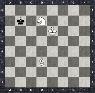 Мат слоном и конём - 32 Мат слоном и конём - 32