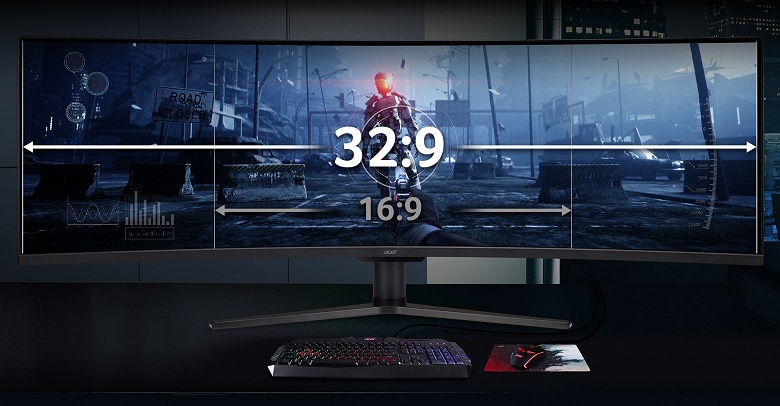 Acer EI491CR &mdash; 49-дюймовый изогнутый монитор с поддержкой FreeSync 2 HDR и ценой менее 1000 долларов