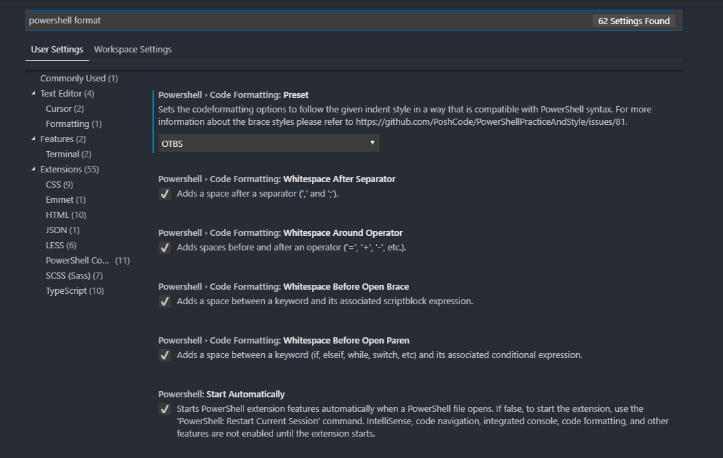 PowerShell, дамп моего опыта - 10 OTBS