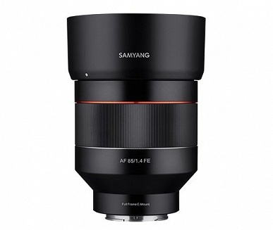 Появились изображения полнокадрового объектива Samyang AF 85mm f/1.4 с креплением Sony E