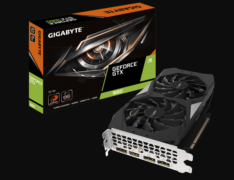 Gigabyte также предпочла не разгонять GPU своих видеокарт GeForce GTX 1660 выше 1860 МГц - 1 Gigabyte также предпочла не разгонять GPU своих видеокарт GeForce GTX 1660 выше 1860 МГц