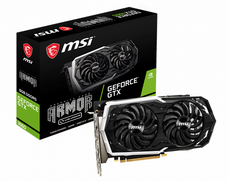 Чем больше, тем лучше: MSI выпустила восемь моделей видеокарты GeForce GTX 1660