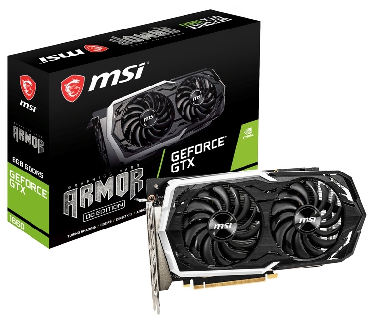 Россыпь видеокарт MSI GeForce GTX 1660 на любой вкус